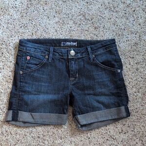 Hudson Jeans Dark Blue Jean Shorts